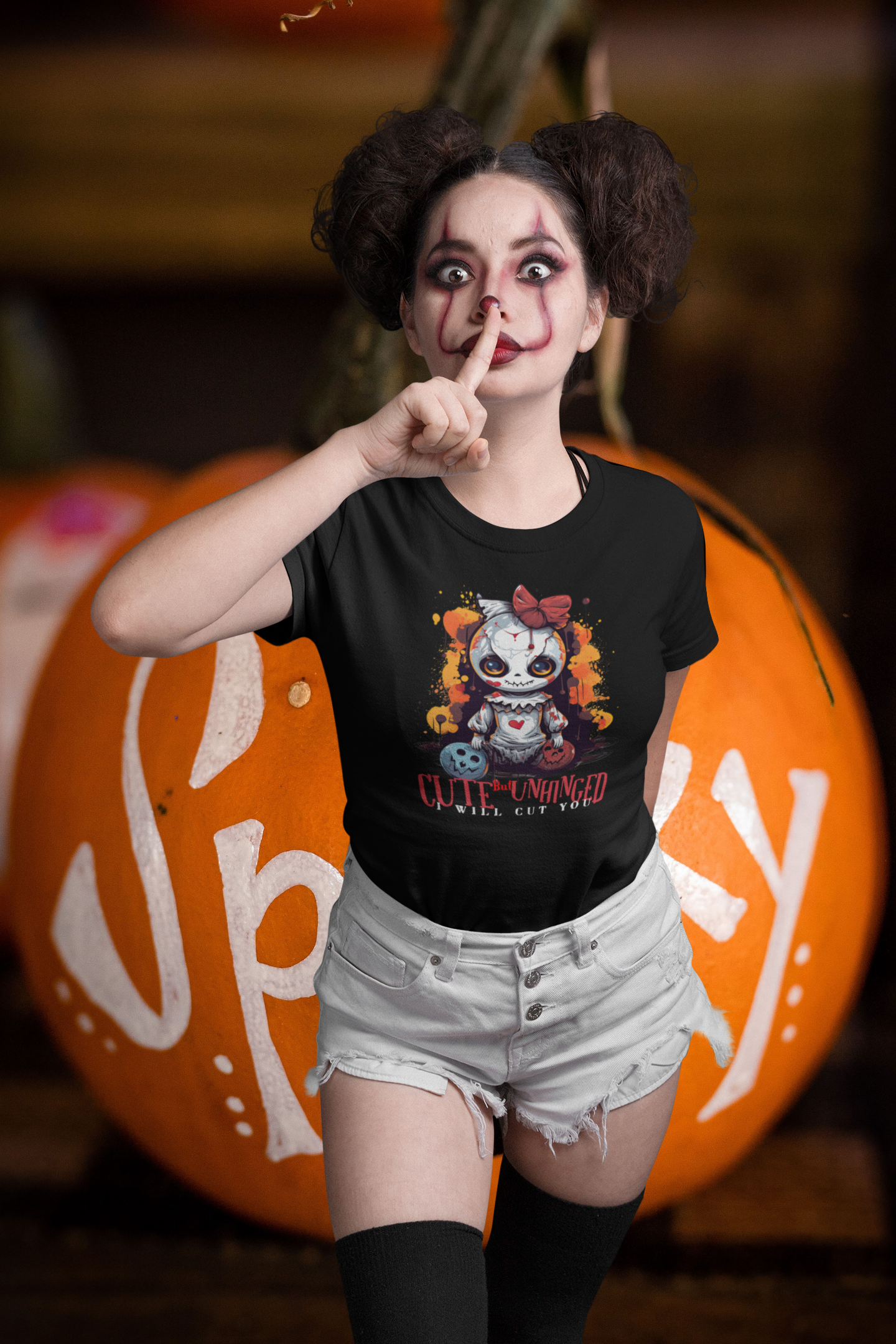 AFOM 's Sanity 86'd Cute But Unhinged Crew Neck Custom Graphic T shirt