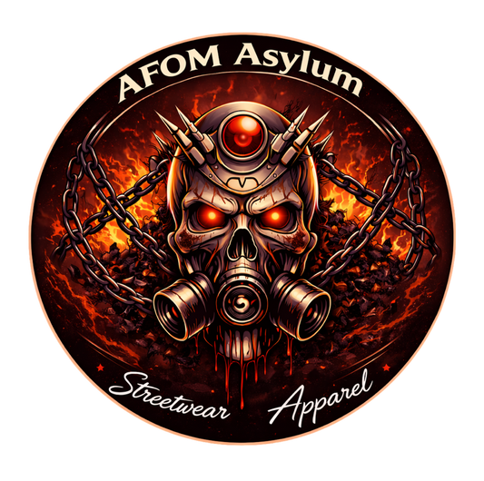 afom streetwear
no mercy for failure shirt
dark streetwear hoodie
metal style graphic tee
warrior skull shirt
afom apparel
motivational streetwear
endure to dominate shirt