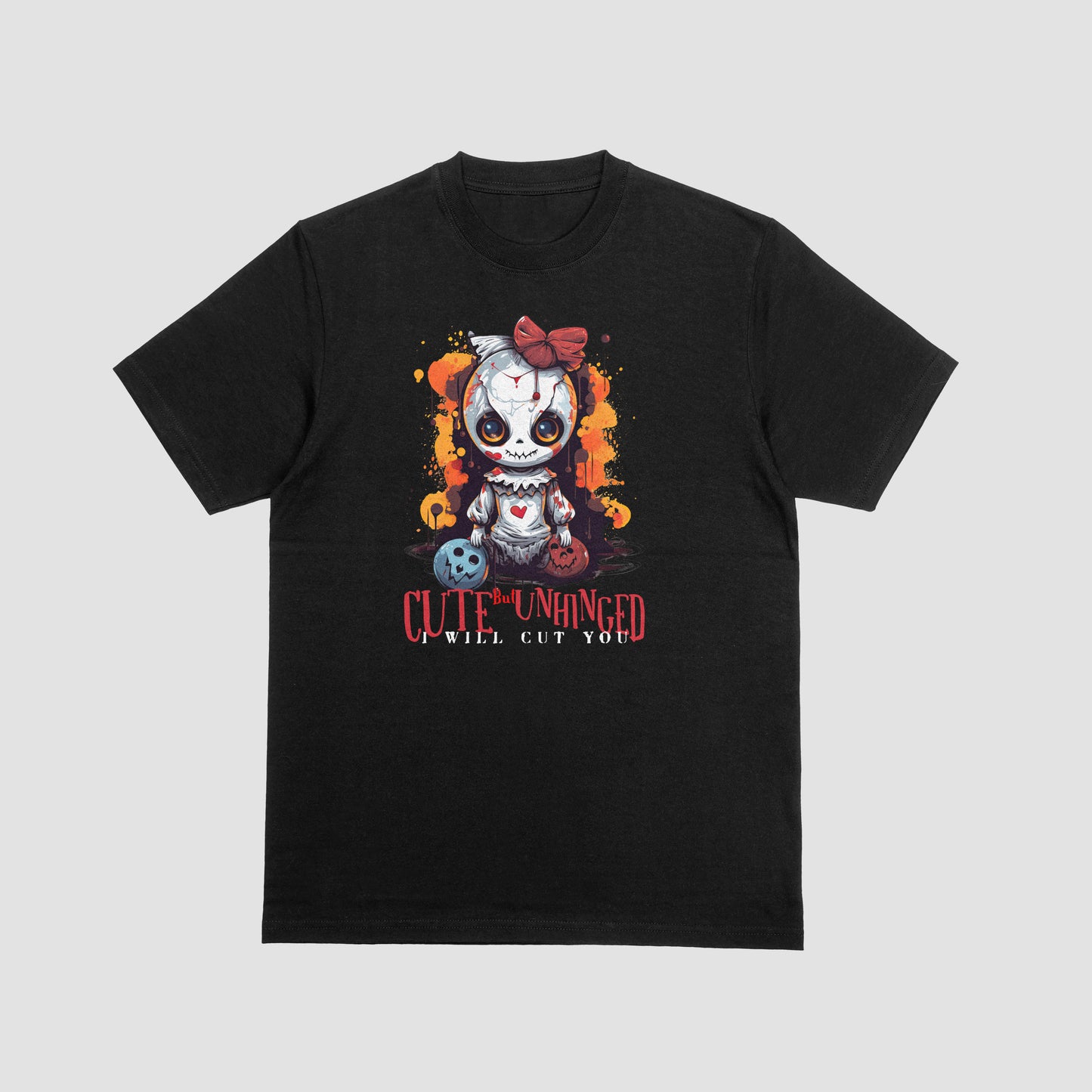 AFOM 's Sanity 86'd Cute But Unhinged Crew Neck Custom Graphic T shirt