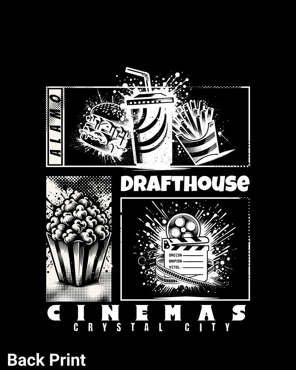 Movie Goers and Snack Graphic Apparel