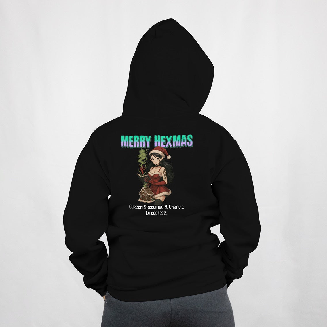 Merry Hexmas “Cursed Greetings” Graphic Tee & Hoodie