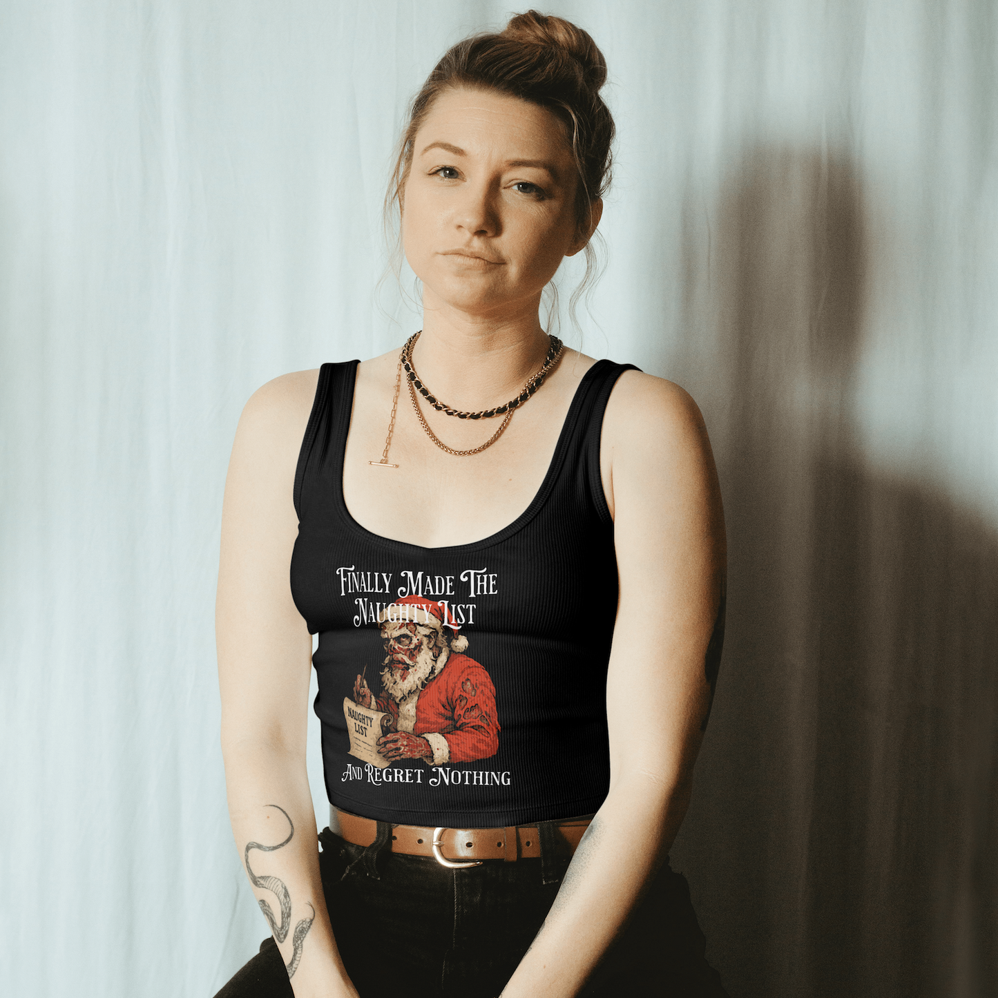 Santa's Naughty List T shirt / Hoodie