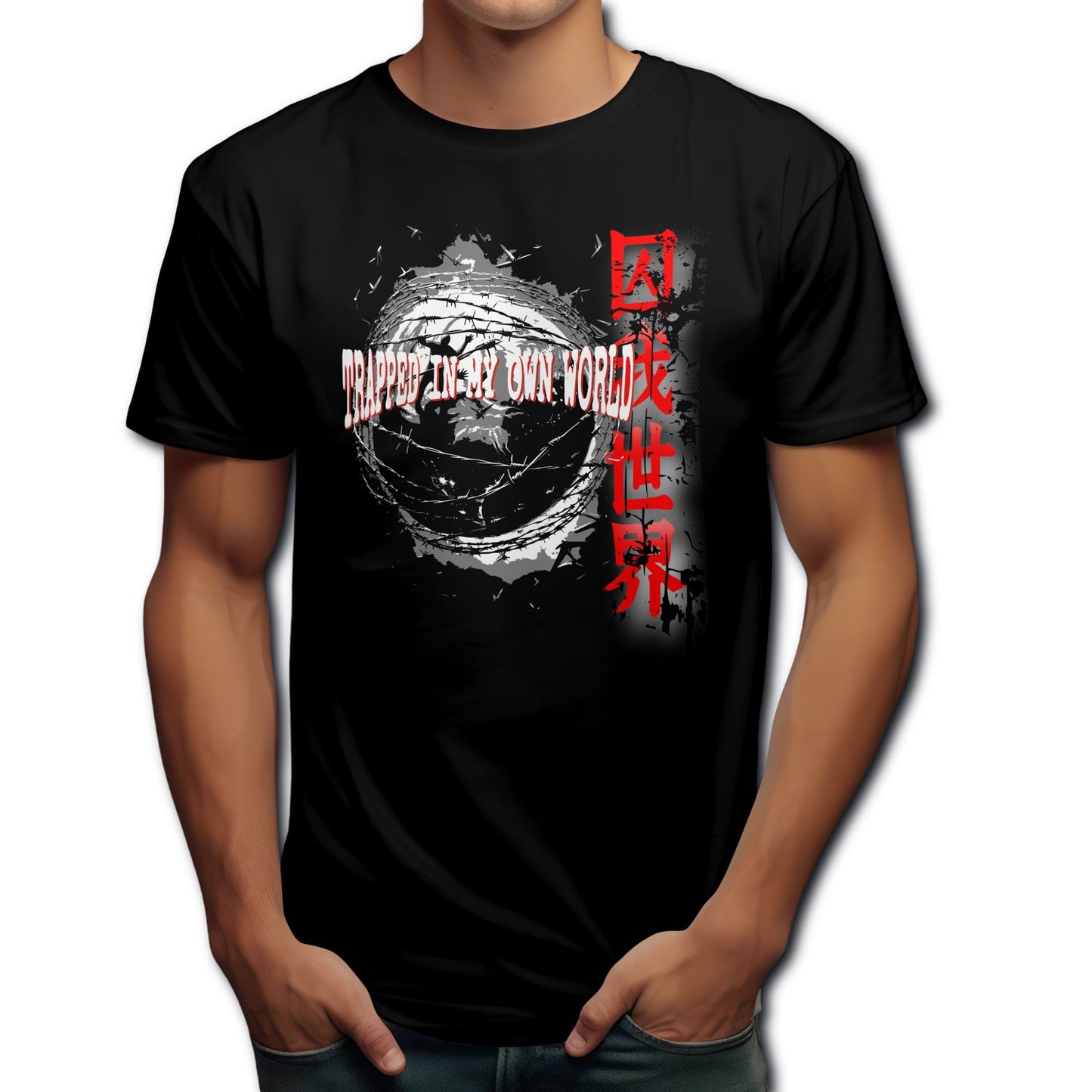 Trapped In My Own World Autism Awareness T Shirt