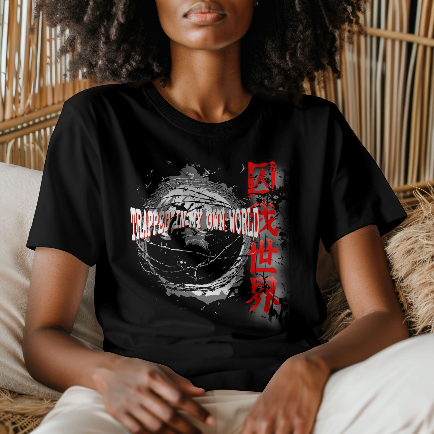 Trapped In My Own World Autism Awareness T Shirt