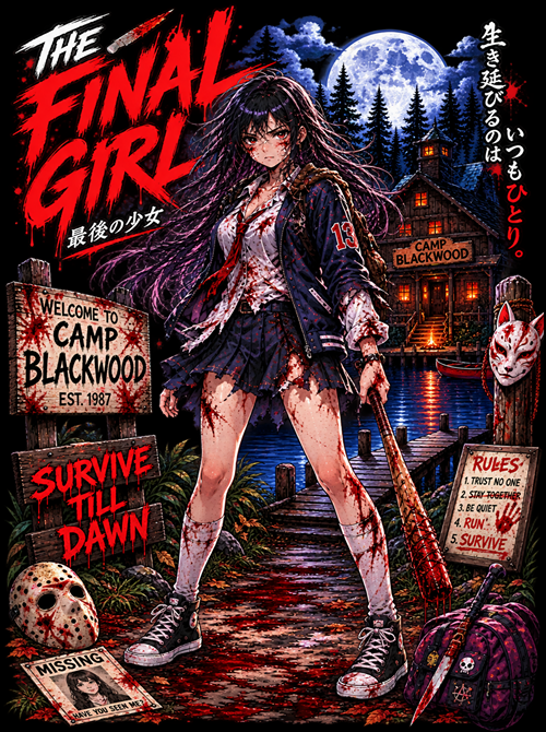 The Final Girl Anime T Shirt