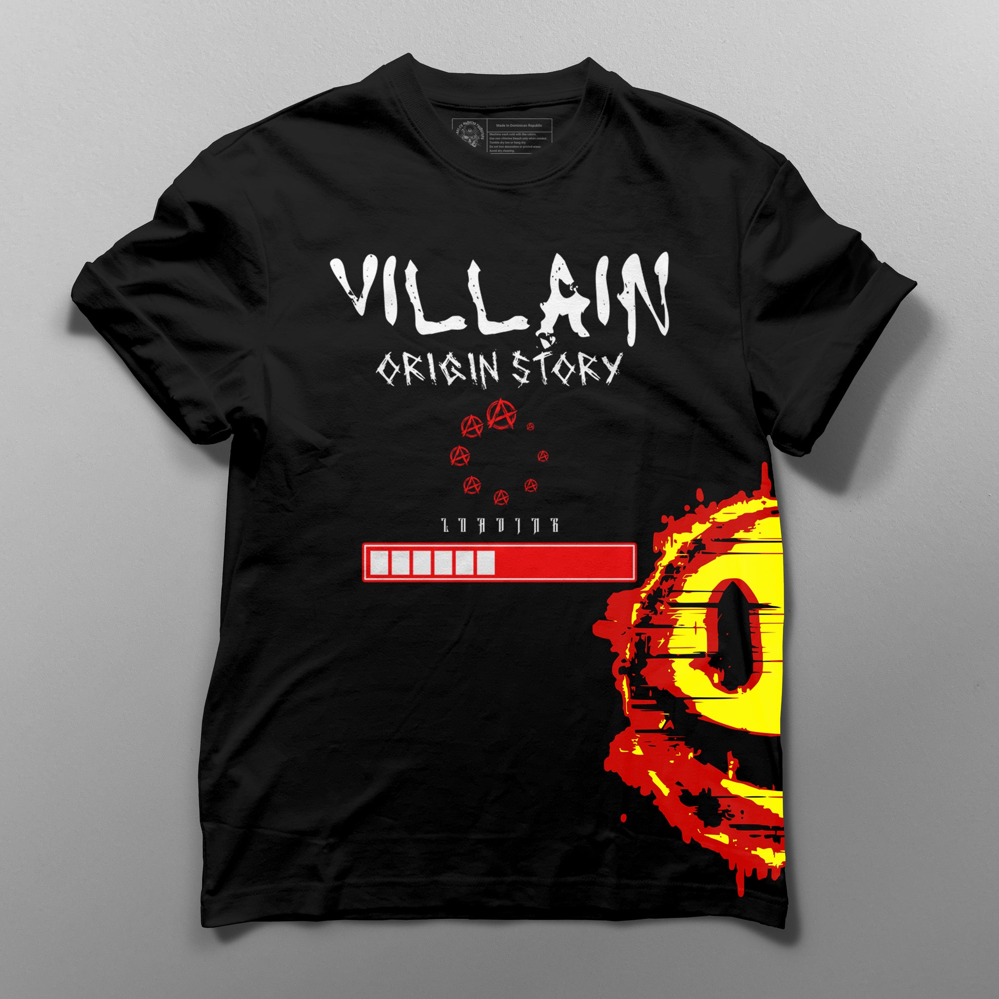 AFOM's Crashout Charlie's Villain Origin Story T-shirt