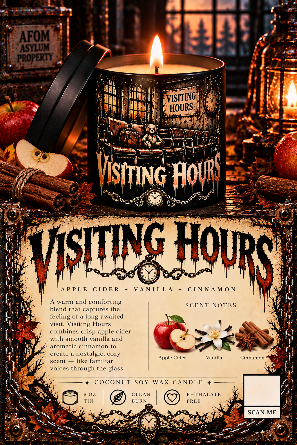 Visiting Hours Fresh Apple in the Woods Scent