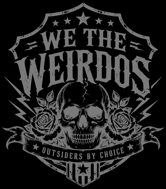 The WTW Rider design combines biker culture, gothic aesthetics, alternative fashion, and rebellious individuality into a striking skull-and-roses graphic. Available on t-shirts, crop tops, hoodies, and trucker caps, this design is perfect for riders, horror lovers, metalheads, and anyone who believes fitting in was never the goal.