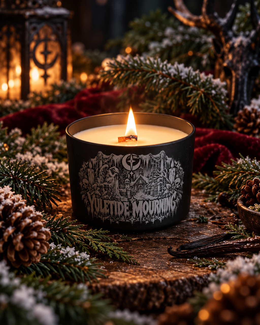 Yuletide Mourning Christmas Tree Scent Candle