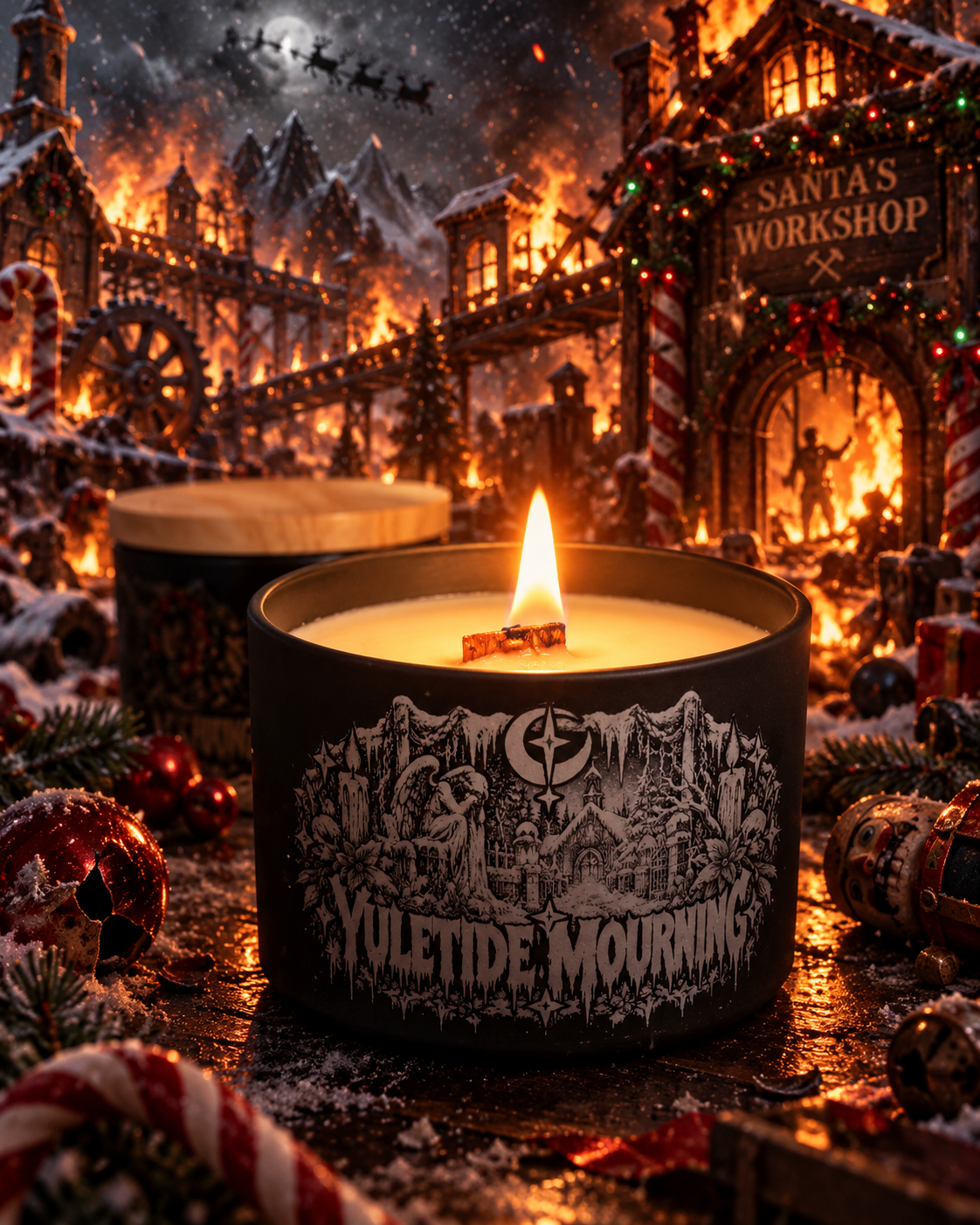 Yuletide Mourning Christmas Tree Scent Candle
