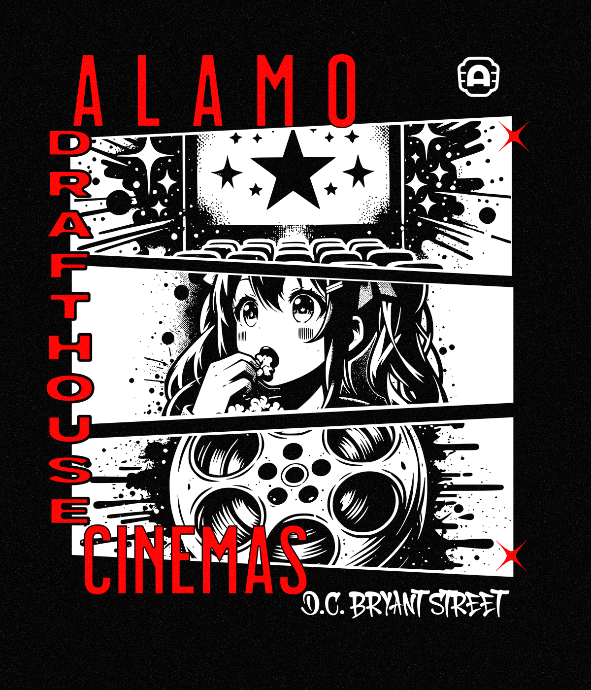 Alamo Drafthouse x Anime Streetwear T Shirt
