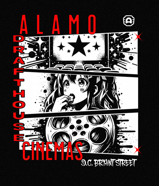 Alamo Drafthouse x Anime Streetwear T Shirt (Customizable)